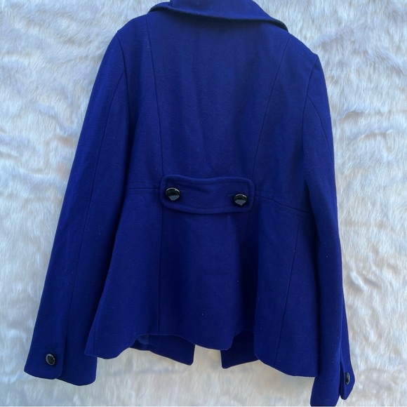 OLD NAVY Wool Blend Ruffle Collar Coat -
Royal Blue - Picture 11 of 17